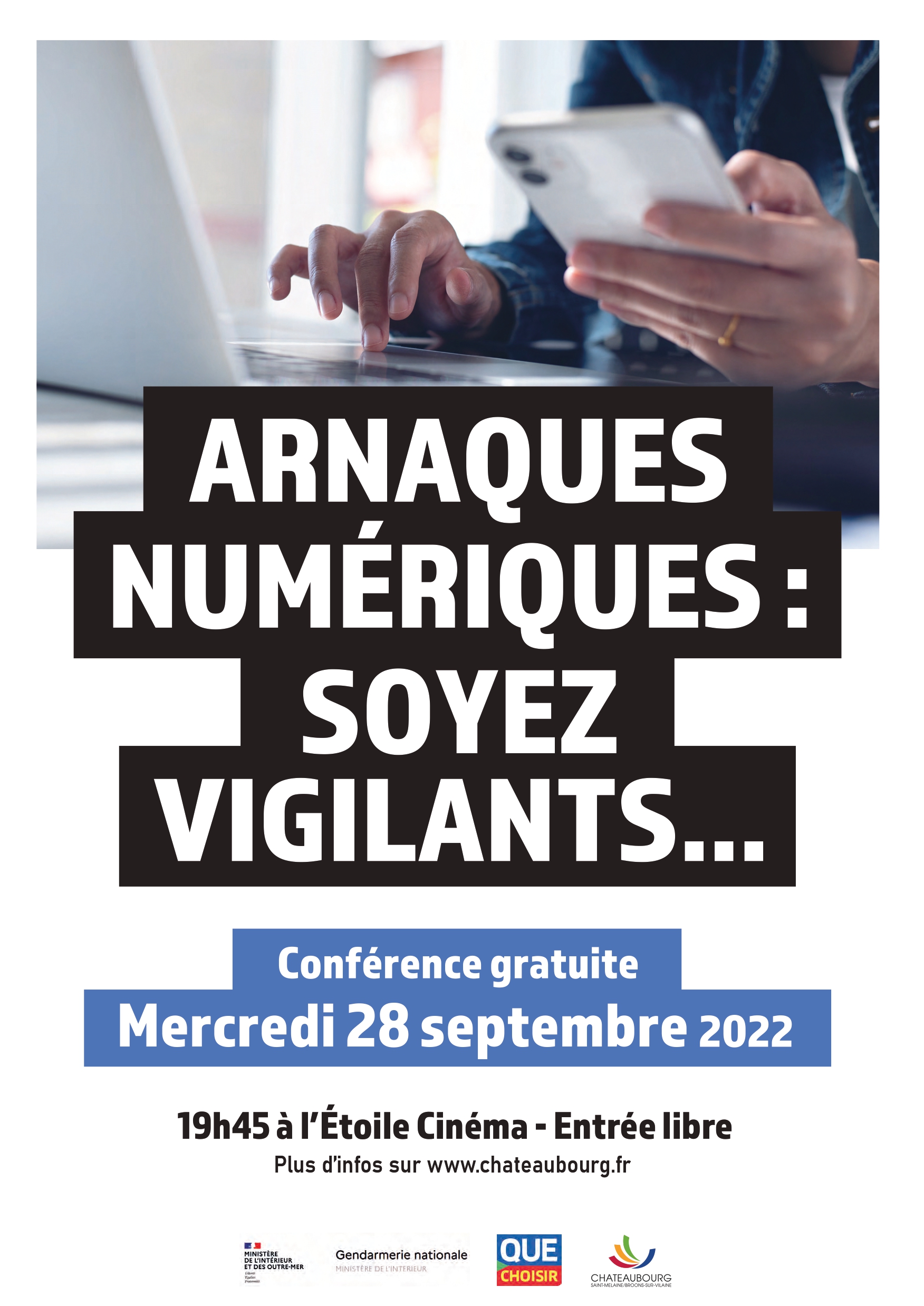 CONFÉRENCE : ARNAQUES NUMÉRIQUES